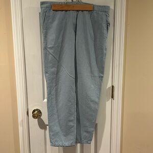 Gap Linen cropped pants size 12